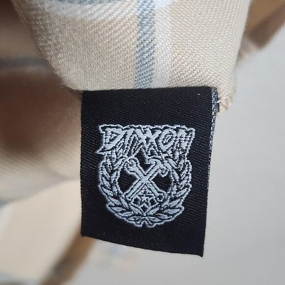 Dixxon Flannel Co Shirt Mens XL Tan Plaid The Canal Long Sleeve Button Front - Picture 7 of 11